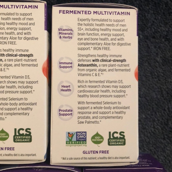 FIVE OUTDATED New Chapter Mans 55+. 24 each. - Picture 3 of 6